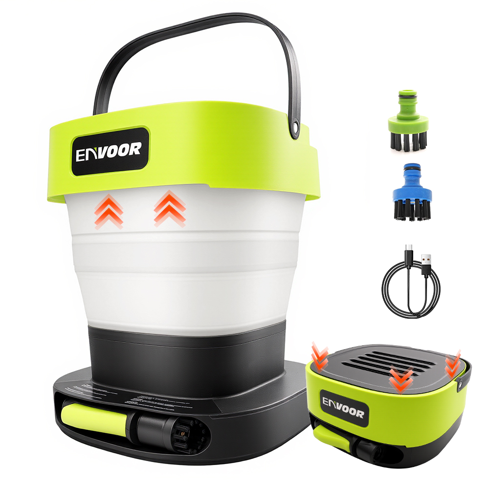 Pet Supplies Outlet - Kabelloser, faltbarer Hochdruckreiniger, tragbar, 12L, mit