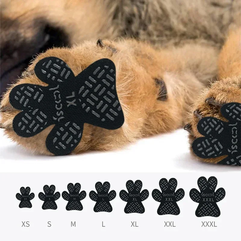 Dog Booties Paw Protector - Anti-Rutsch-Pads für Hunde, wasserdichte Pfotenschutz, selbstklebende