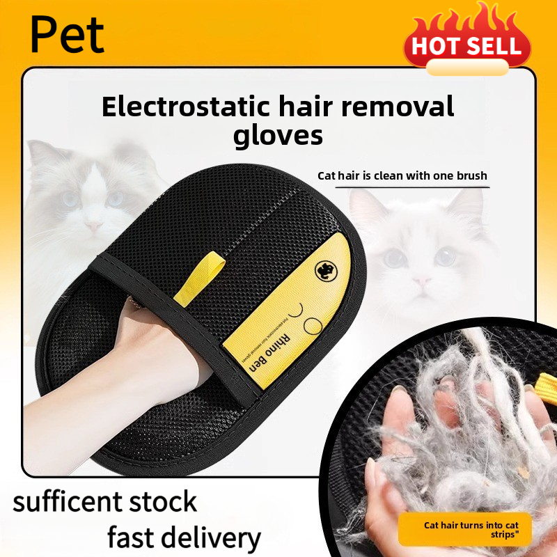 Pet Hair Remover Brush - Haarentfernungsset für Haustiere: Klebrige Rolle, statische