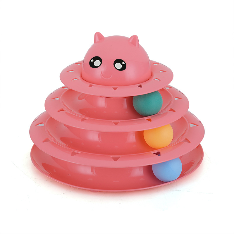 Pet Supplies Amazon - Amazon Haustier dreischichtiger Drehteller mit Ball,