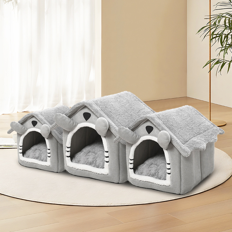Pet Supplies Amazon - Grenzüberschreitendes Amazon-Katzenbett, ganzjährig nutzbare Universal-Villa, geschlossenes