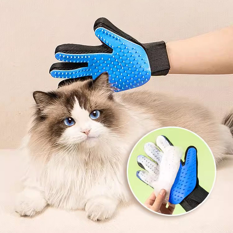 Pet Hair Remover Brush - Tierhaare entfernen Handschuhe Gummi Katzenpflege Haar