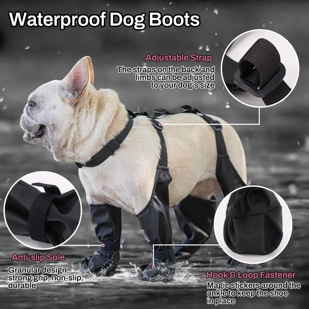 Anti-Fall-wasserdichte Hundesc – Dog Booties Paw Protector Bewertung und Preis