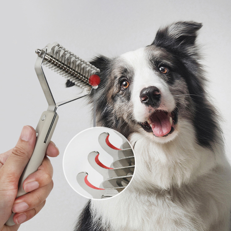 Langlebige doppelseitige Kämme – Pet Hair Remover Brush Bewertung und Preis