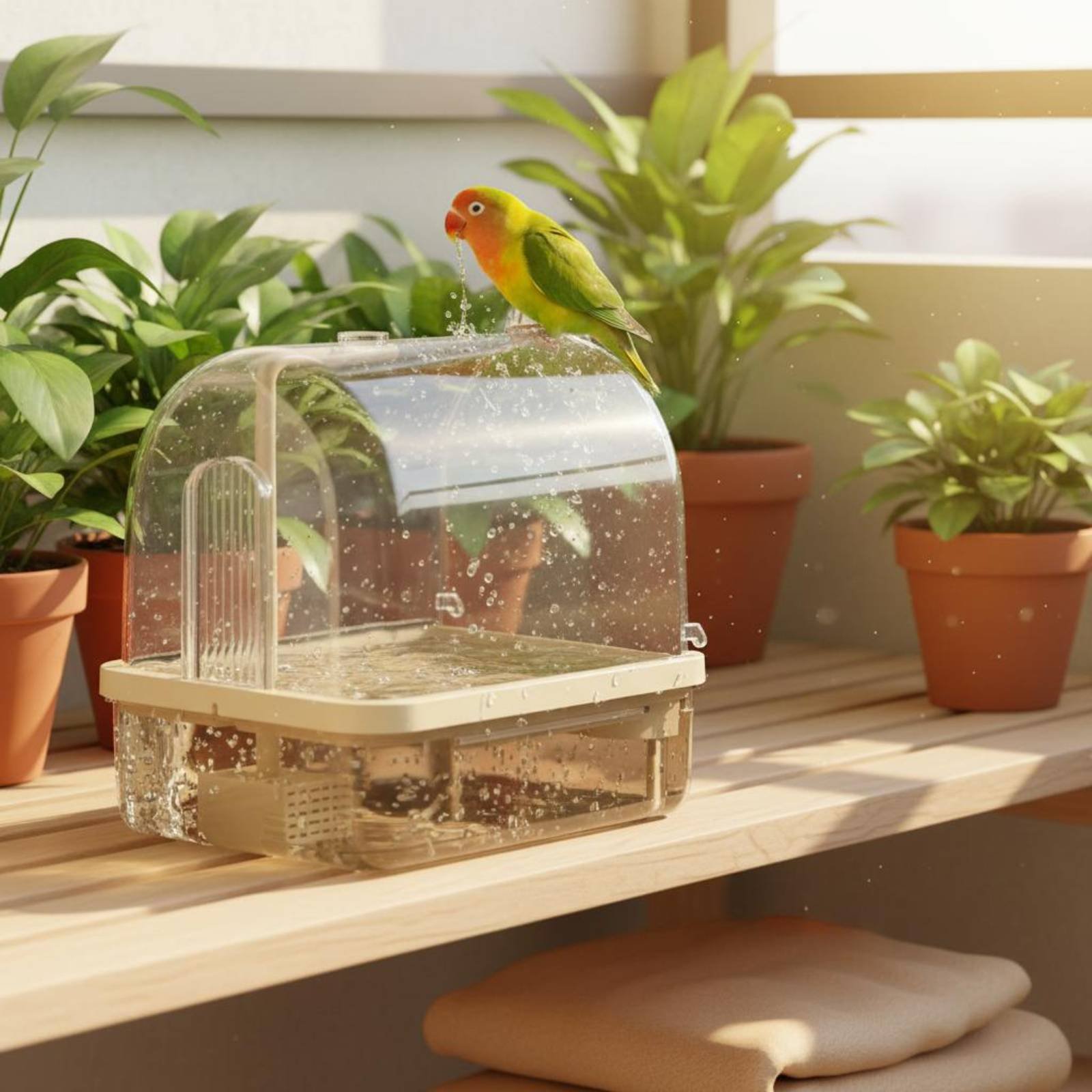 Automatisches Vogelbad mit Dra – Pet Supplies In Bewertung und Preis