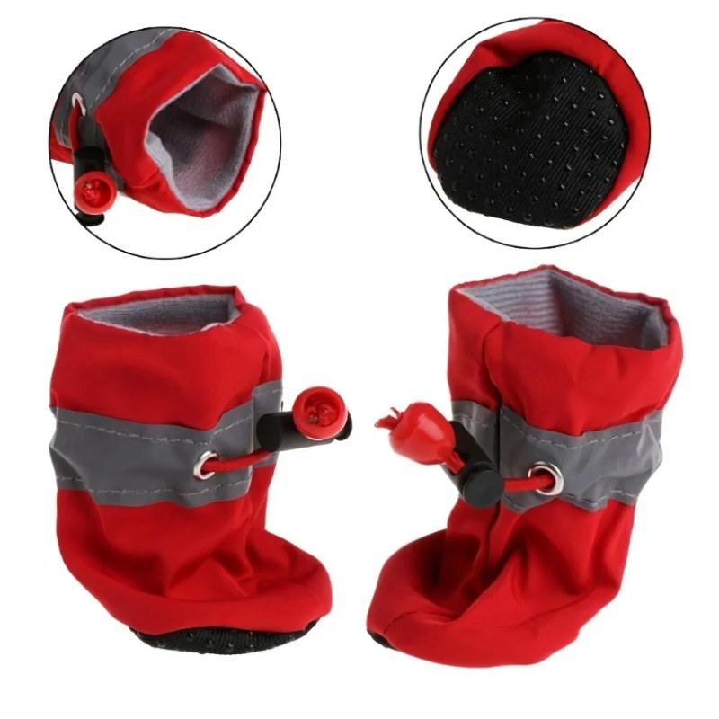 4 Stück Hunde-Regenstiefel Was – Dog Booties Paw Protector Bewertung und Preis