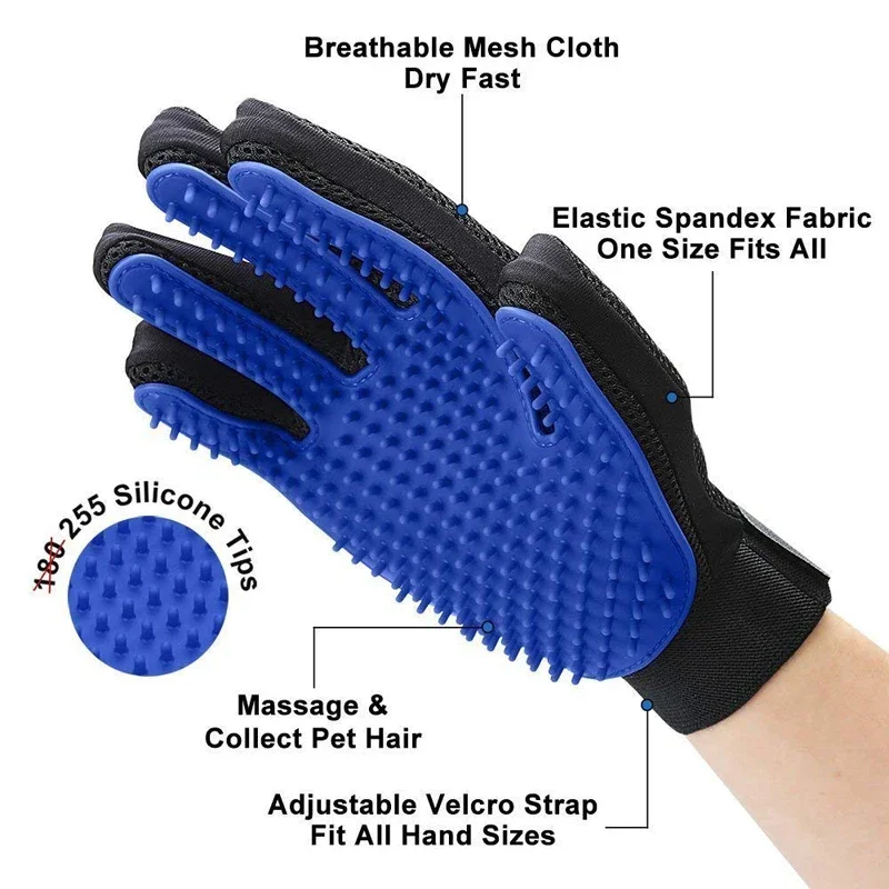 Silikon-Tierpflegehandschuhe:  – Pet Supplies Grooming Hours Bewertung und Preis