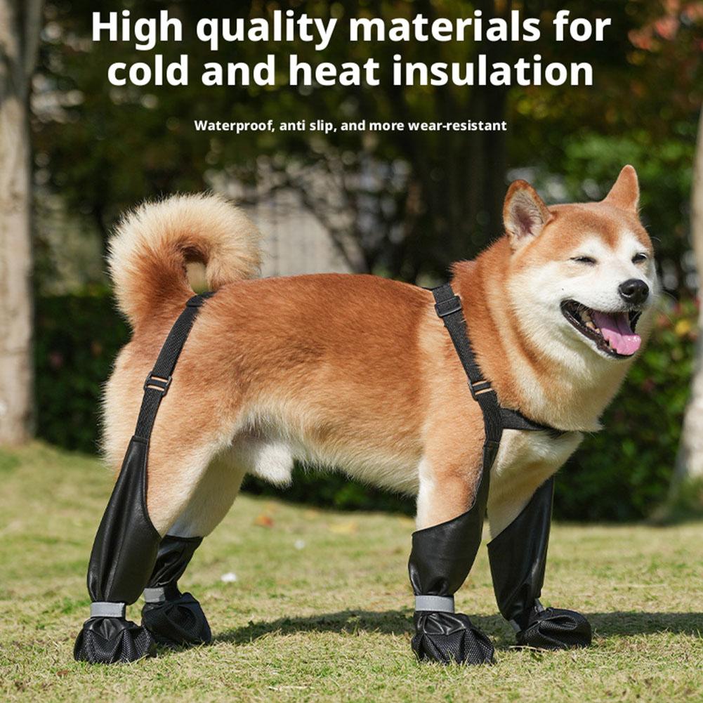 Hunde-Stiefel mit Hosenträger, – Dog Booties Paw Protector Bewertung und Preis