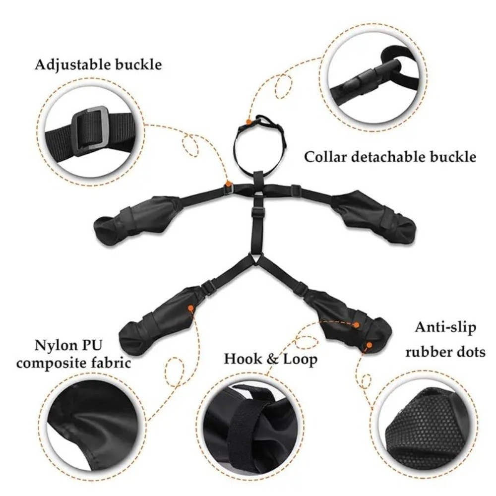 Anti-Fall-wasserdichte Hundesc – Dog Booties Paw Protector Bewertung und Preis
