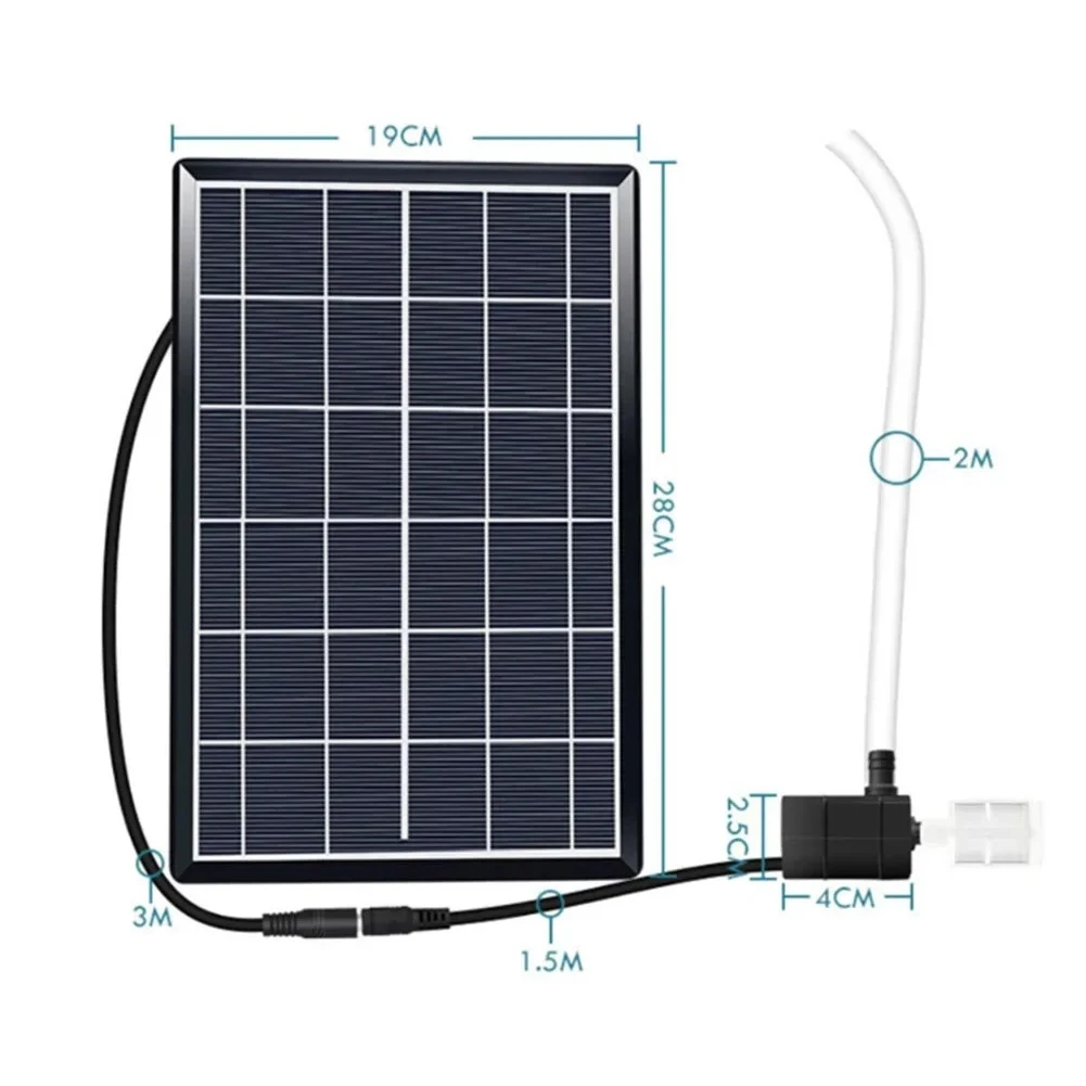 Kleine Solar-Wasserpumpe, 12 V – Fish Tank Filter Pump Bewertung und Preis