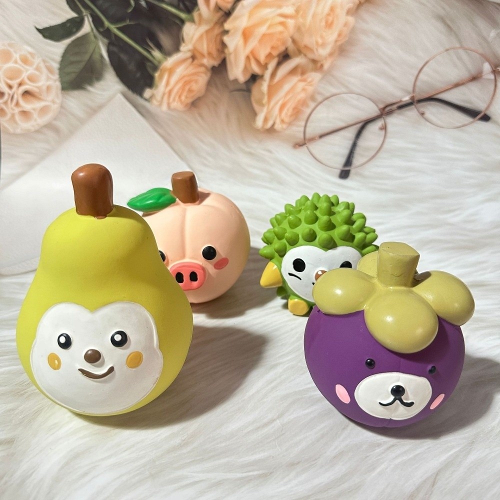Fruchtförmige Quietschspielzeu – Pet Supplies In Bewertung und Preis