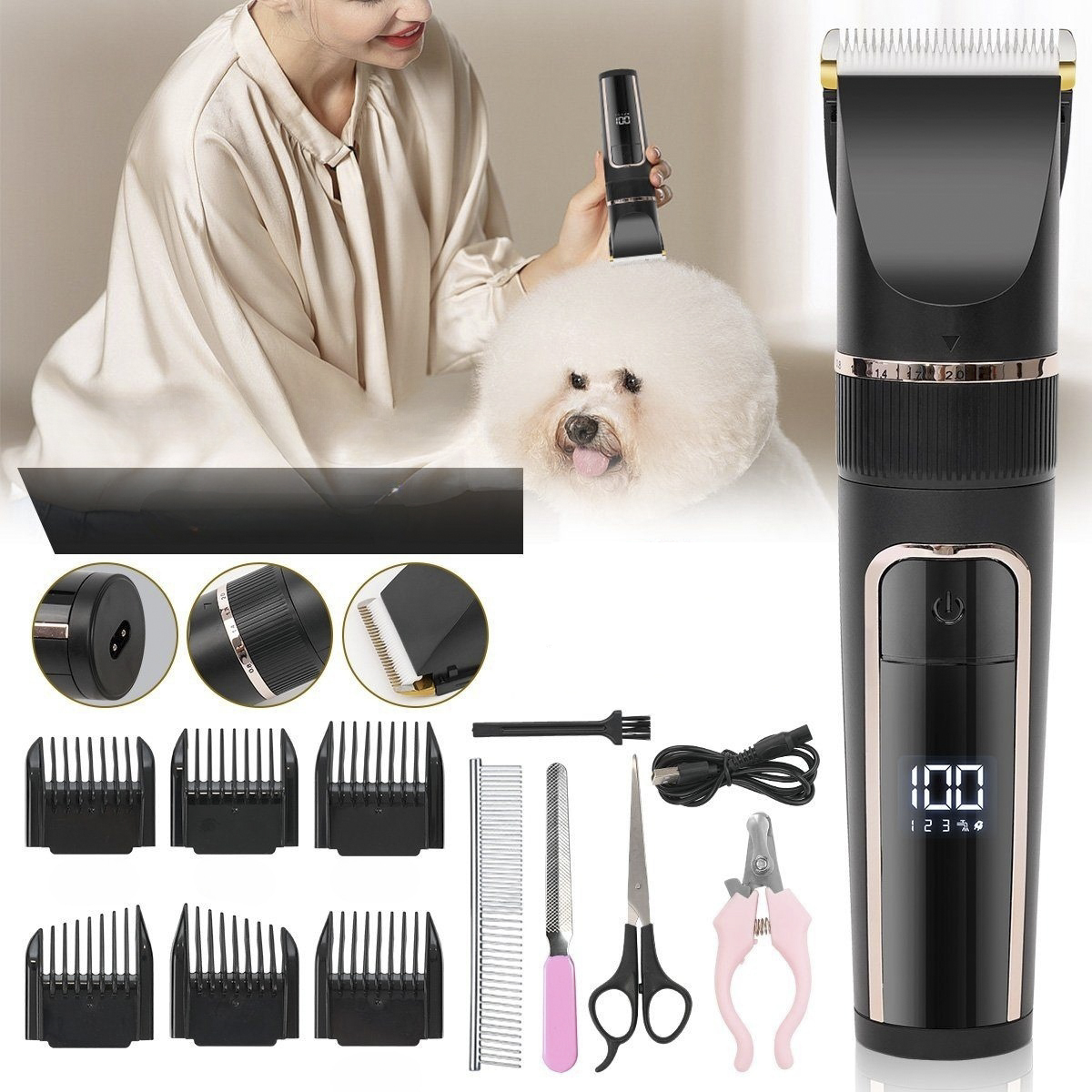 Verbesserte Geräuscharme Katze – Pet Supplies Grooming Hours Bewertung und Preis